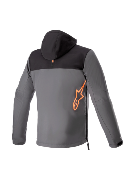 Alpinestars Sherpa Hoodie Zwart, grijs en rood, achteraanzicht