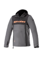 Alpinestars Sherpa Hoodie Zwart, grijs en rood, vooraanzicht