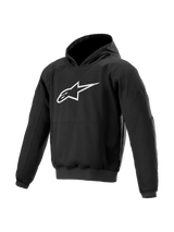 Alpinestars Angless Hoodie Zwart, vooraanzicht