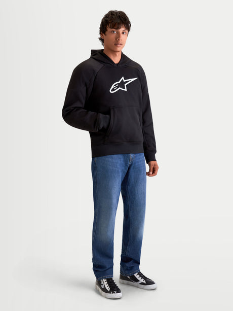 Alpinestars Angless Hoodie Zwart, productfoto 3