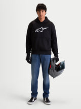 Alpinestars Angless Hoodie Zwart, productfoto 4