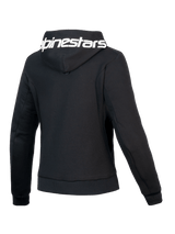 Alpinestars Chrome v2 Hoodie Dames Zwart en wit, achteraanzicht