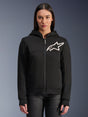 Alpinestars Chrome v2 Hoodie Dames Zwart en wit, productfoto 1