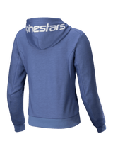 Alpinestars Chrome v2 Hoodie Dames Blauw en paars, achteraanzicht