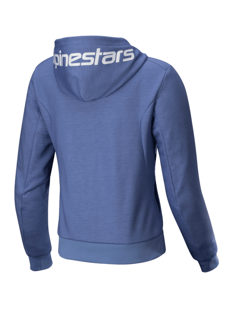 Alpinestars Chrome v2 Hoodie Dames Blauw en paars, achteraanzicht