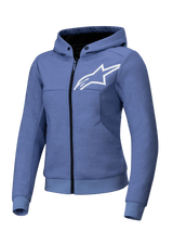Alpinestars Chrome v2 Hoodie Dames Blauw en paars, vooraanzicht