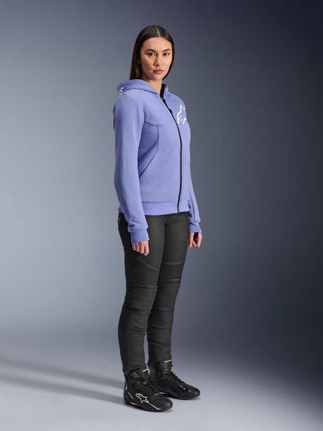 Alpinestars Chrome v2 Hoodie Dames Blauw en paars, productfoto 2