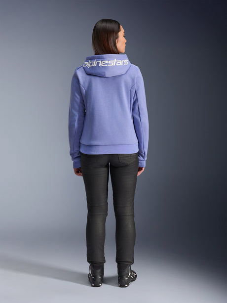 Alpinestars Chrome v2 Hoodie Dames Blauw en paars, productfoto 3