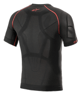 Alpinestars Ride Tech v2 T-shirt Rood, achteraanzicht
