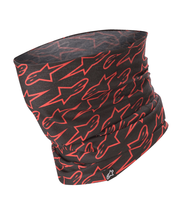 Alpinestars Neck Warmer Contours Accessoire Zwart en rood, vooraanzicht