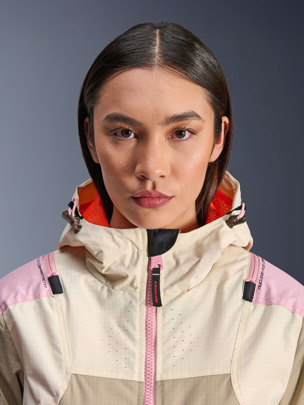 Alpinestars Molly Air Motorjas Dames Roze en beige, productfoto 5