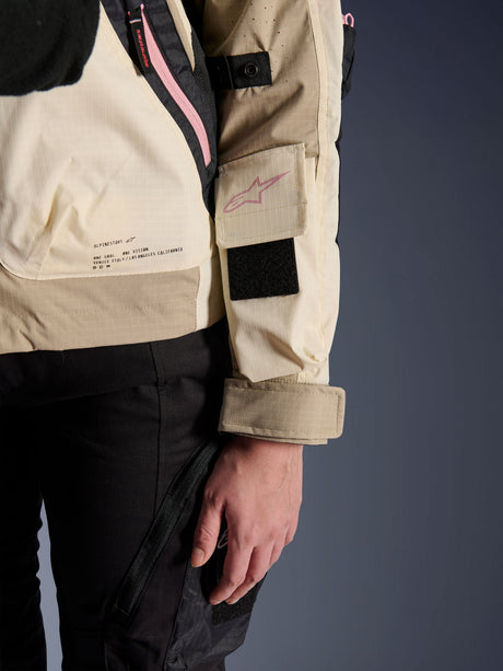 Alpinestars Molly Air Motorjas Dames Roze en beige, productfoto 7