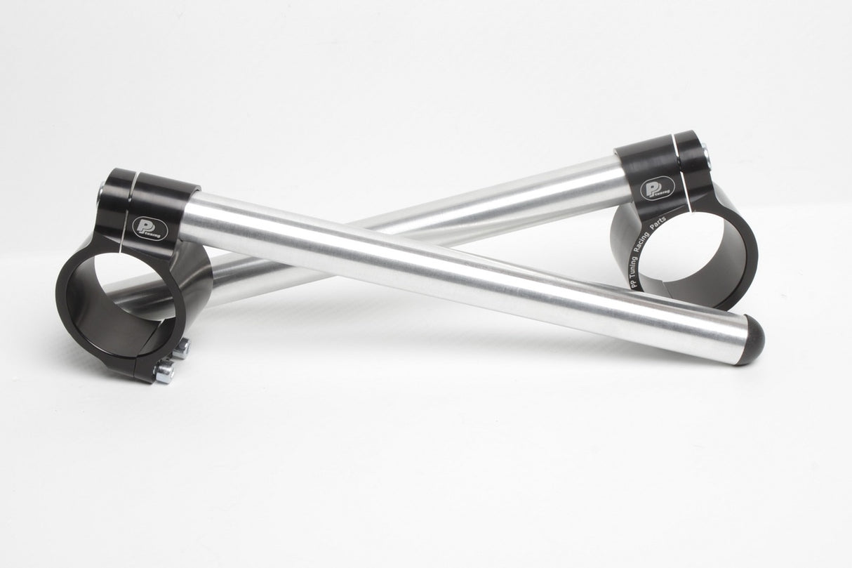 Clip-Ons Handlebars 55mm Type Sport Zwart Geanodiseerd Of Zilver