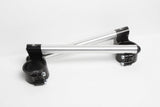 Clip-Ons Handlebars 52mm Type Verhoogd 28mm Zwart Geanodiseerd