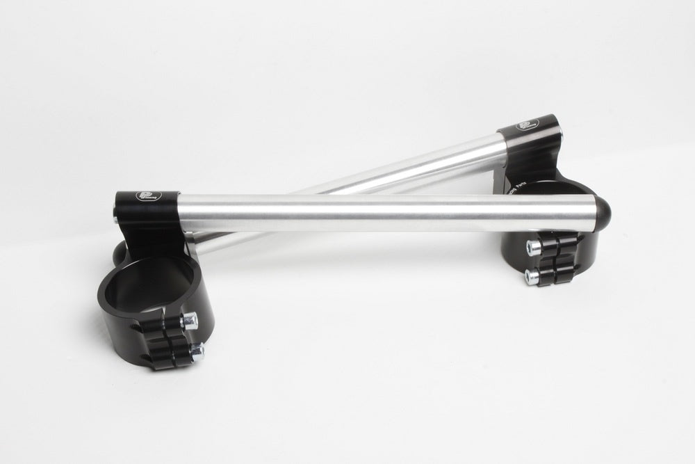 Clip-Ons Handlebars 47mm Type Verhoogd 28mm Zwart Geanodiseerd