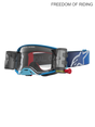 Alpinestars Supertech Firma Roll-Off Crossbril Blauw en zilver, productfoto 1