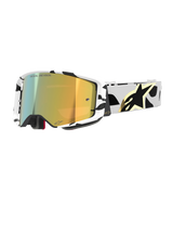 Alpinestars Supertech Corp Crossbril Wit en goud, productfoto 1