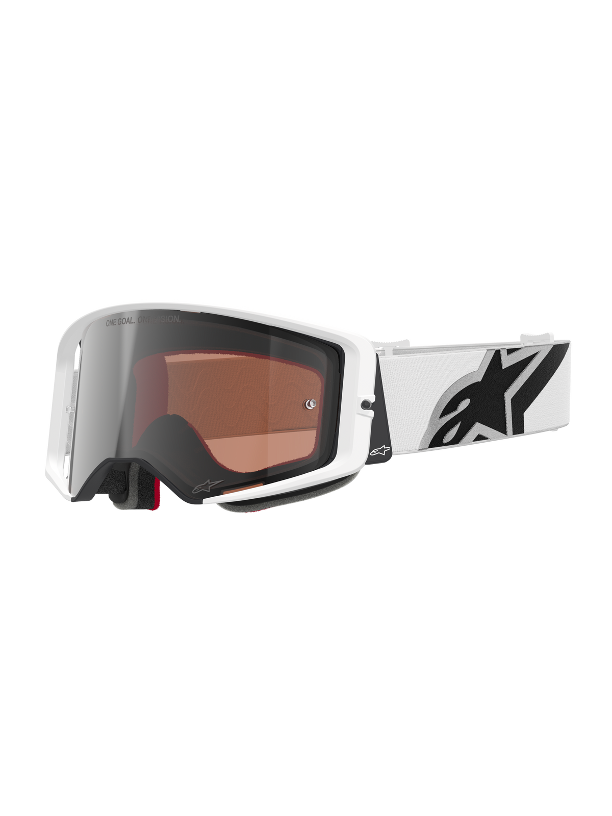 Alpinestars Supertech Corp Crossbril Wit, productfoto 1