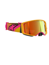 Alpinestars Supertech Corp Crossbril Geel en roze, productfoto 3