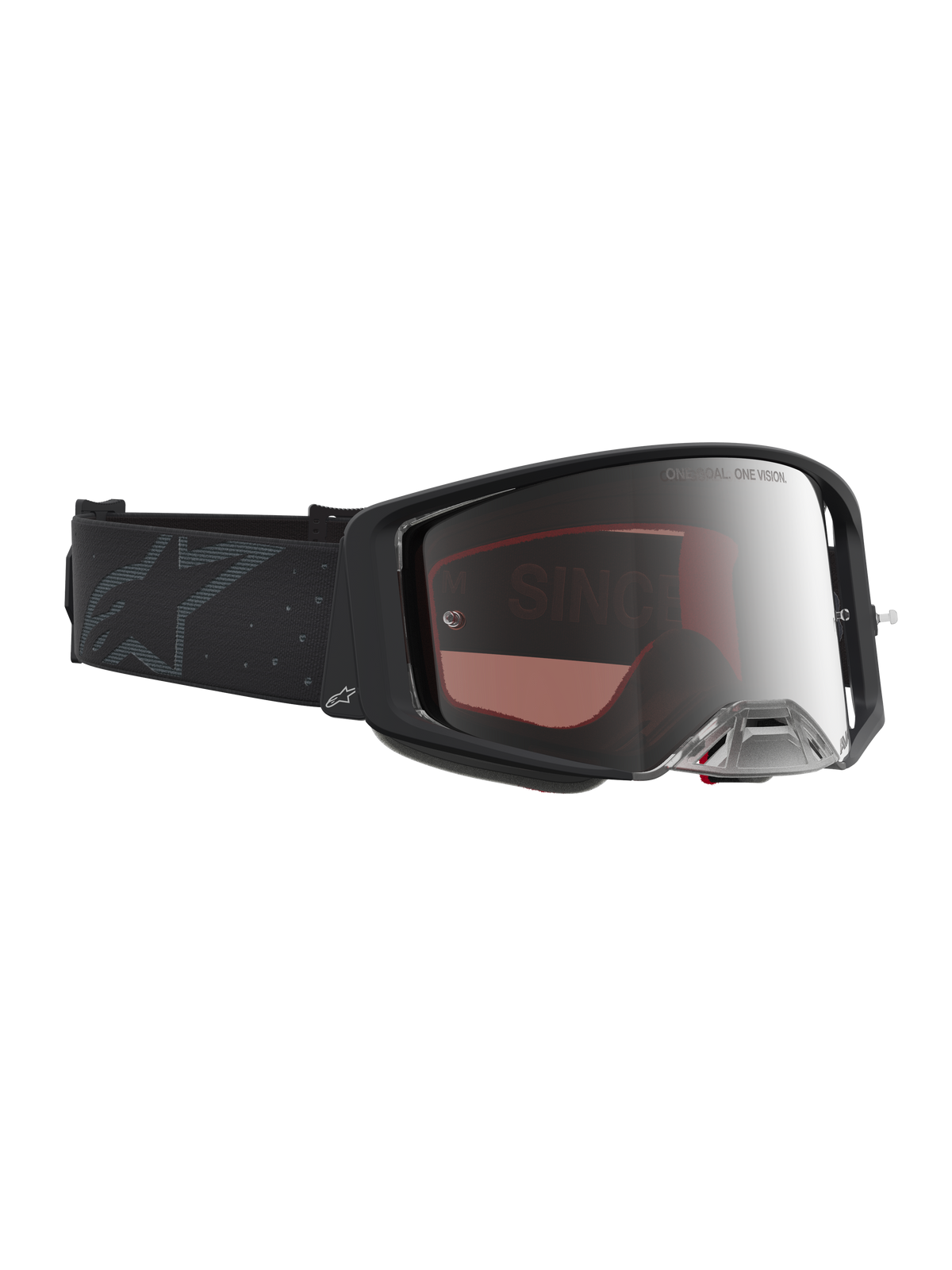 Alpinestars Supertech Cloak Crossbril Zwart, productfoto 3