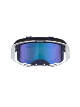 Alpinestars Vision 8 Amber Crossbril Blauw en wit met spiegellens, productfoto 2