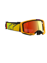 Alpinestars Vision 8 Corp Crossbril Geel, roze en rood, productfoto 3