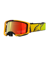Alpinestars Vision 8 Corp Crossbril Geel, roze en rood, productfoto 1