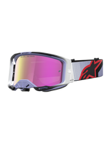 Alpinestars Vision 8 Maven Crossbril Paars, zwart en roze, productfoto 1