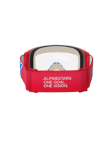 Alpinestars Vision 5 Corp Crossbril Rood, wit en blauw, productfoto 4