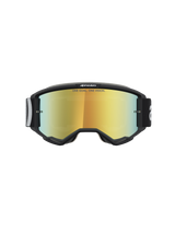 Alpinestars Vision 5 Hone Crossbril Zwart, wit en goud, productfoto 2