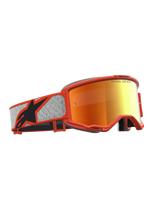 Alpinestars Vision 5 Rora Crossbril Zilver, oranje en rood, productfoto 3