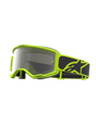 Alpinestars Vision 5 Rora Crossbril Zwart, fluogeel en zilver, productfoto 1