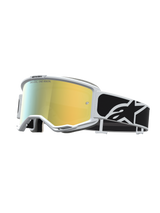 Alpinestars Vision 5 Rora Crossbril Zwart, wit en goud, productfoto 1