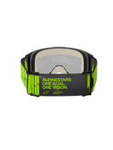 Alpinestars Vision 5 Hollow Crossbril Grijs, fluogeel en zilver, productfoto 4