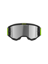 Alpinestars Vision 5 Hollow Crossbril Grijs, fluogeel en zilver, productfoto 2