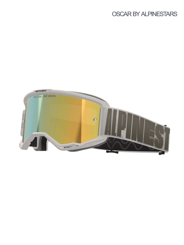Alpinestars Vision 5 Hollow Wind Crossbril Goud, productfoto 1