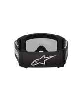 Alpinestars Vision 3 Wordmark Crossbril Zwart en zilver, productfoto 4