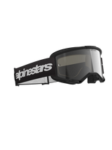 Alpinestars Vision 3 Wordmark Crossbril Zwart en zilver, productfoto 3
