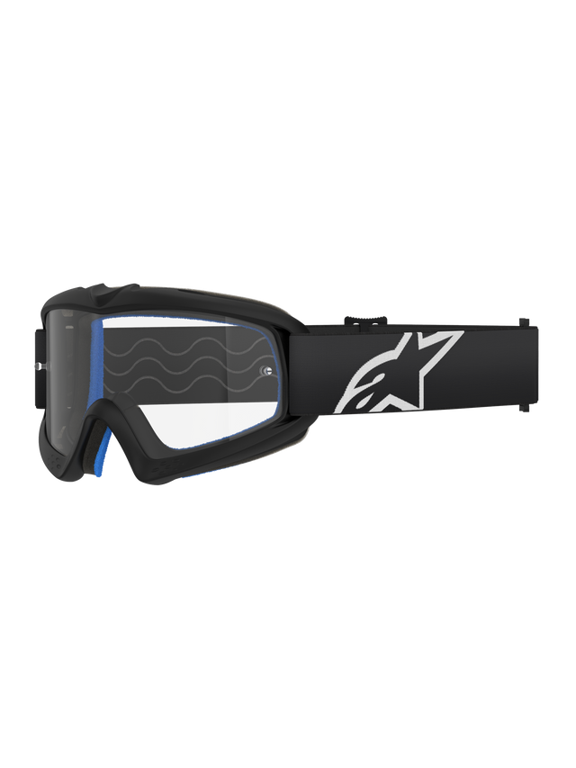 Alpinestars Vision Youth Corp Crossbril Junior Zwart en transparant, productfoto 1
