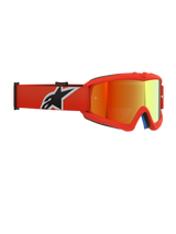 Alpinestars Vision Youth Corp Crossbril Junior Oranje met rode spiegellens, productfoto 3