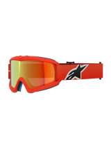 Alpinestars Vision Youth Corp Crossbril Junior Oranje met rode spiegellens, productfoto 1