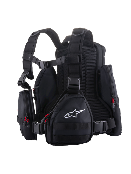 Alpinestars Techdura Rugzak Zwart en wit, achteraanzicht