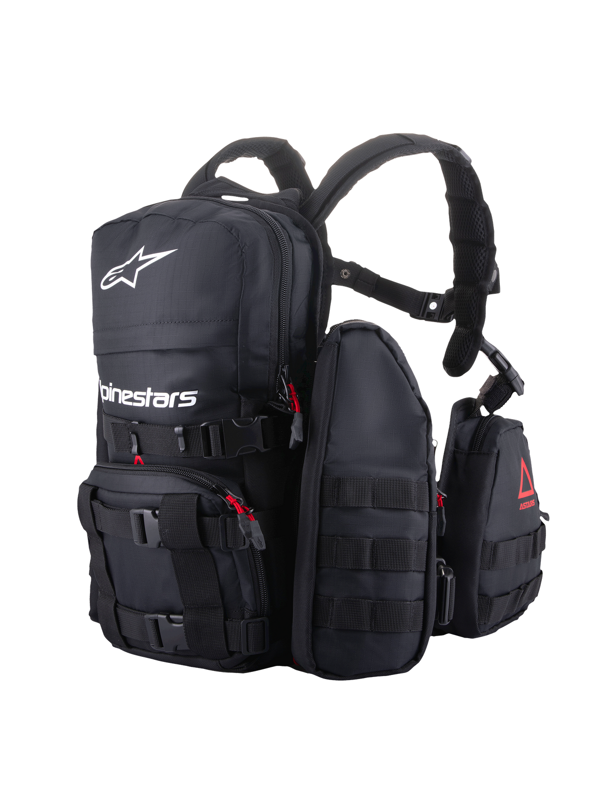 Alpinestars Techdura Rugzak Zwart en wit, vooraanzicht