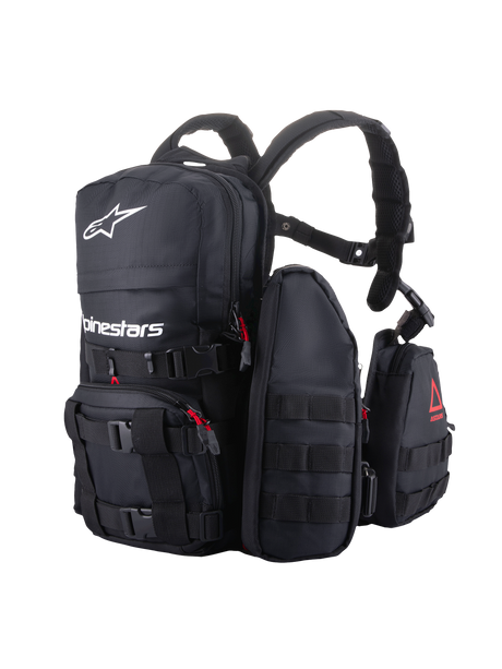 Alpinestars Techdura Rugzak Zwart en wit, vooraanzicht