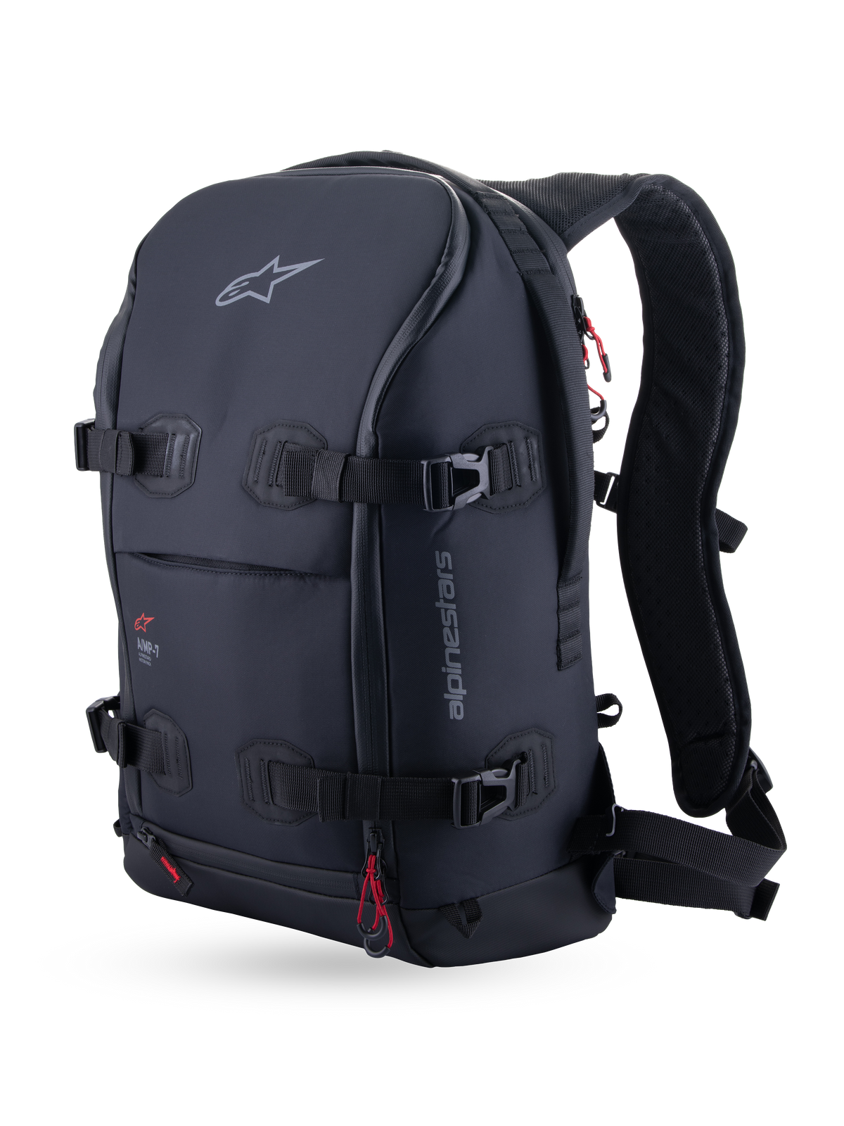 Alpinestars AMP7 22L Rugzak Zwart, vooraanzicht