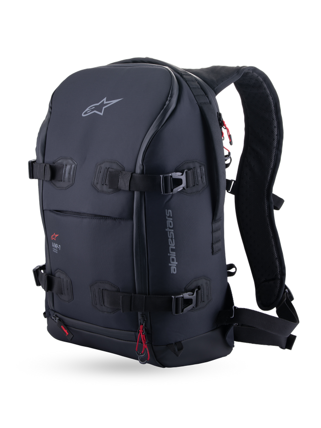Alpinestars AMP7 22L Rugzak Zwart, vooraanzicht