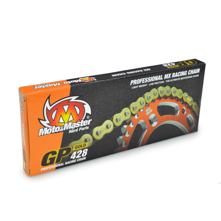 Moto-Master ketting 428 GP 134 schakels goud 642802