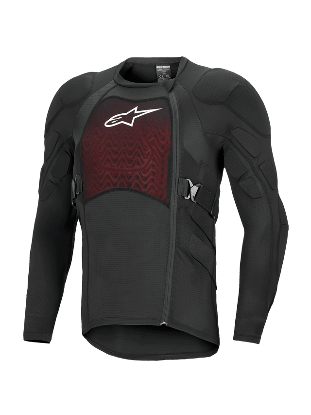 Alpinestars Bionic Plasma LT Bodyprotector met lange mouw Zwart, vooraanzicht