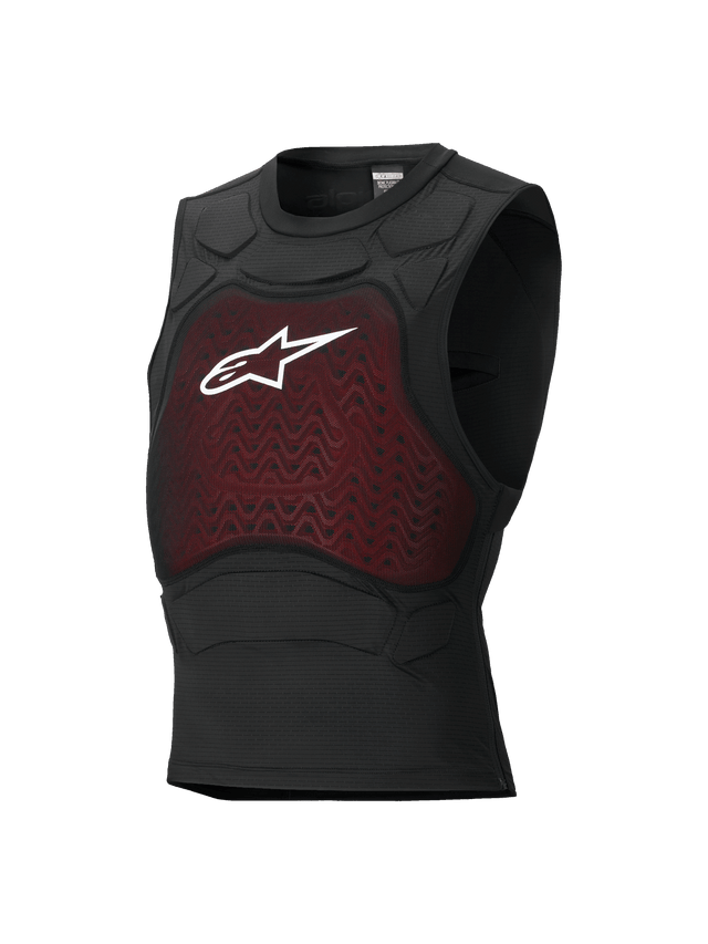 Alpinestars Bionic Plasma LT Bodyprotector Mouwloos Zwart, vooraanzicht
