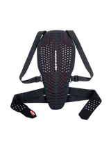 Alpinestars Nucleon Plasma Rugprotector Zwart, rood en wit, achteraanzicht